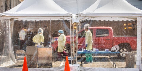 COVID-19 testing site