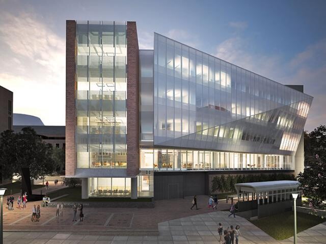 Architect's rendering of the Wharton Academic Research Building