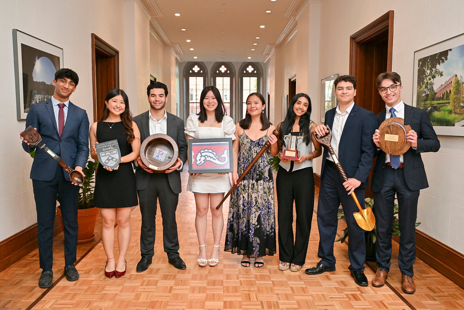 ivy day group in college hall