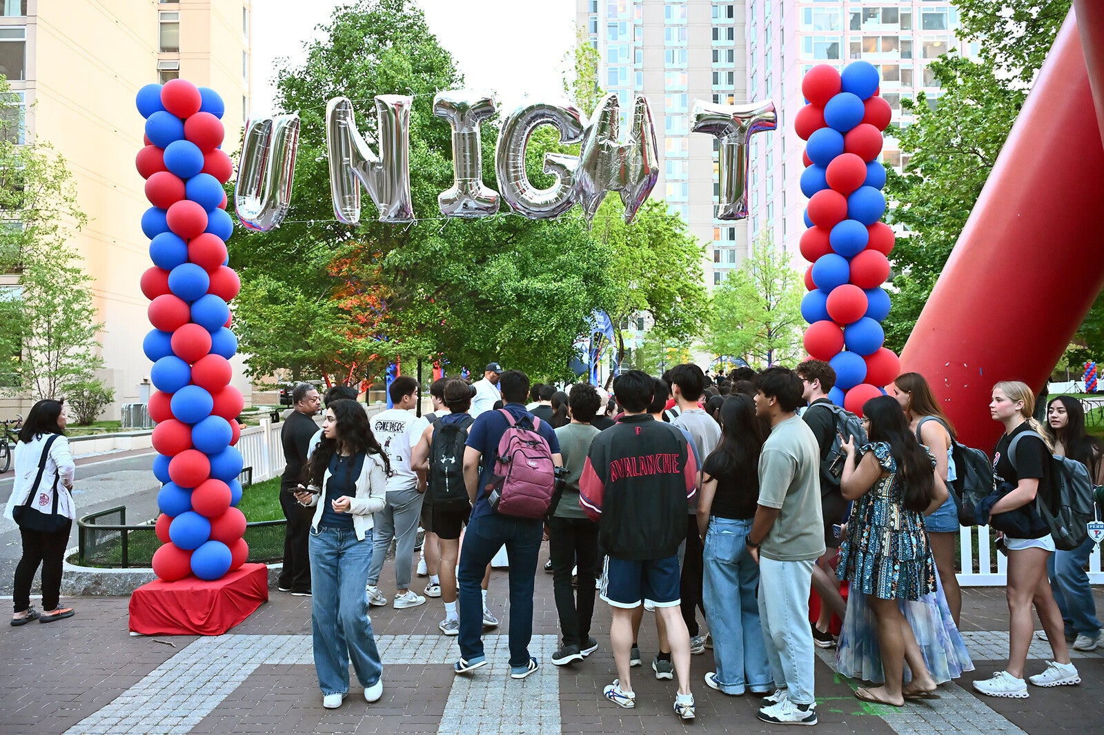 u-night celebration on locust walk