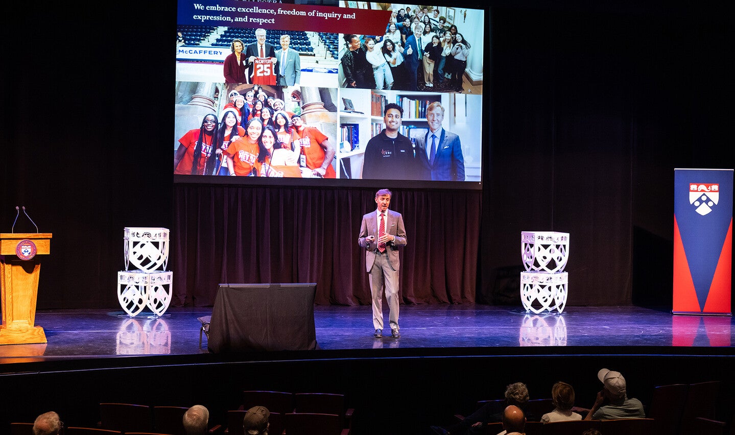 president jameson gives the university update