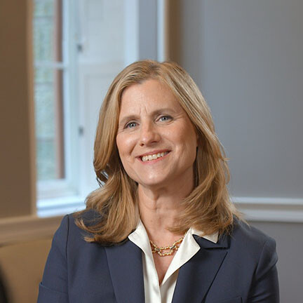 Penn President Liz Magill photographed in her College Hall office
